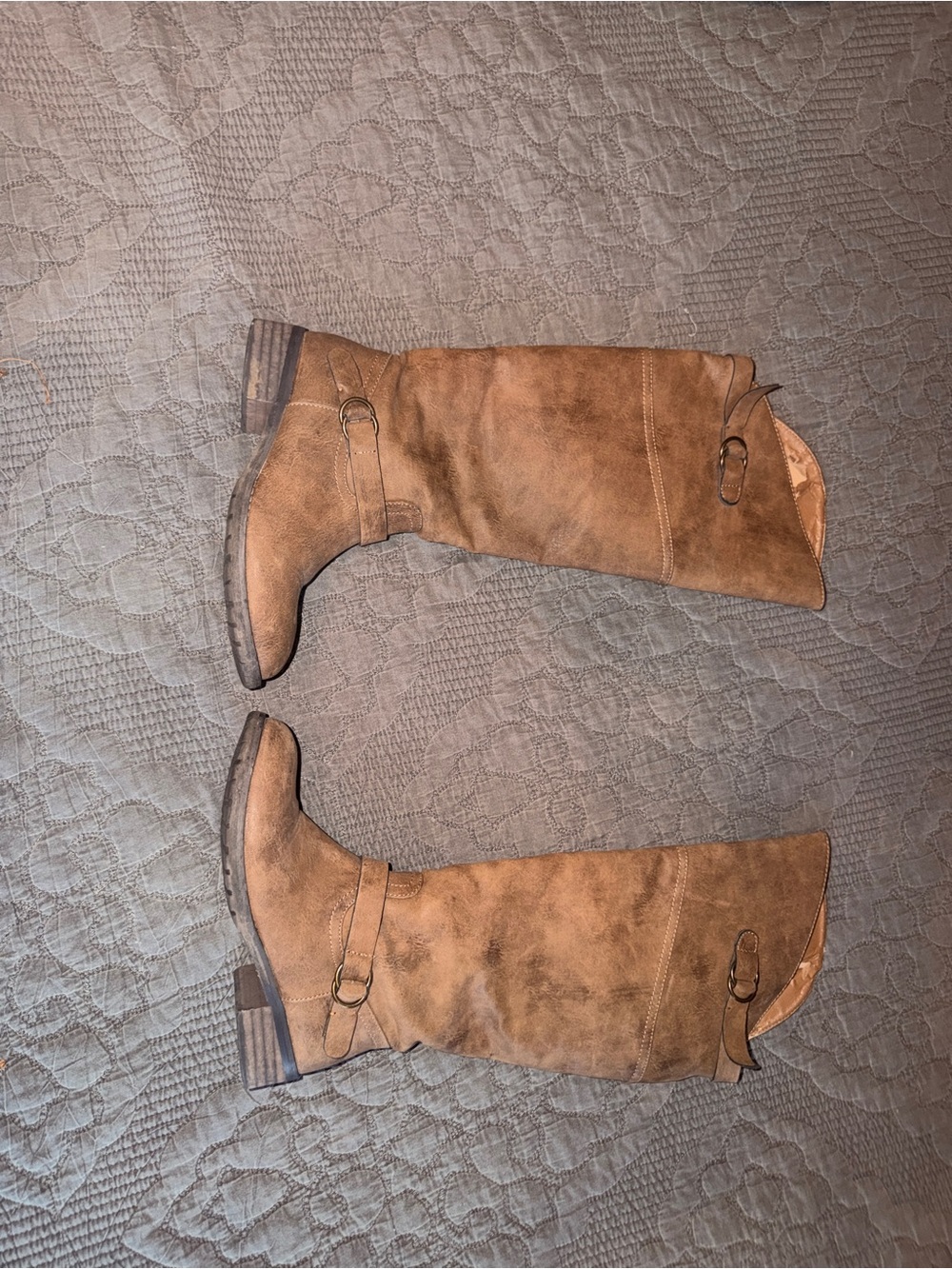 Shi by JOURNEYS Tan Suede Over-The-Knee Boots